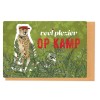 Kampkaart  luipaard- veel plezier op kamp (2255)
